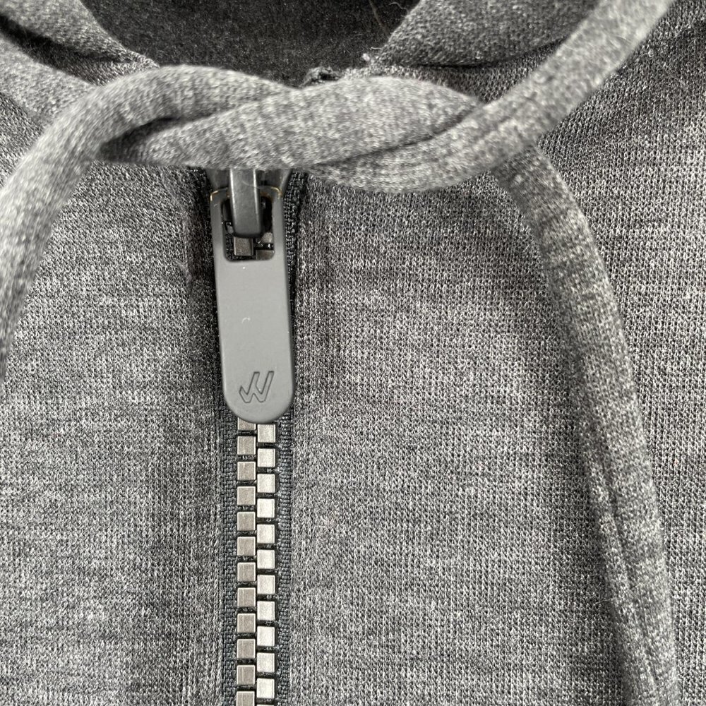 Willy 501 The Zip Up Hoodie Monterey Dark Heather Grey Men's Large - Picture 5 of 10